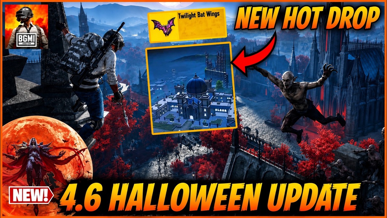 🔥BGMI 4.6 HALLOWEEN UPDATE NEW MODE TOP 20 NEW FEATURES AND BIG CHANGES