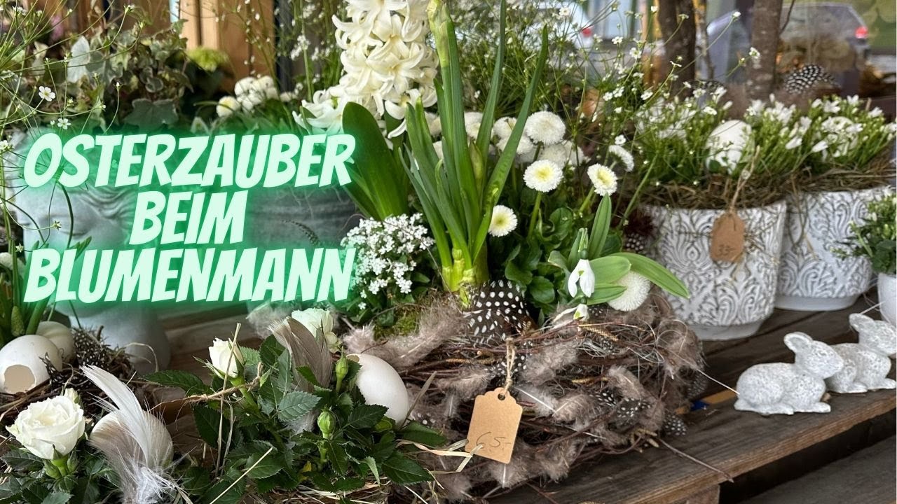 🌸 Ladenrundgang beim Blumenmann – Ostern 2025 | Frühlingshafte Impressionen & Inspiration 🌸