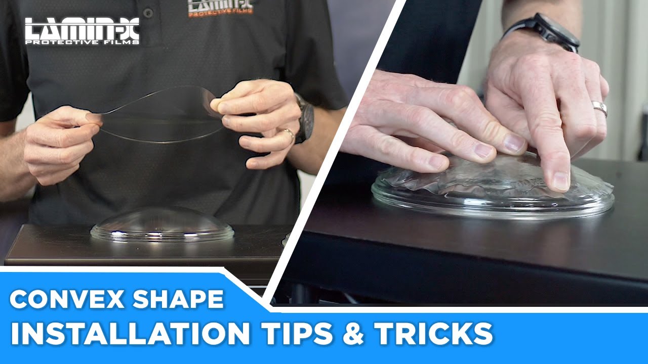 Lamin-x Installation Demonstration - Glass Convex Shape