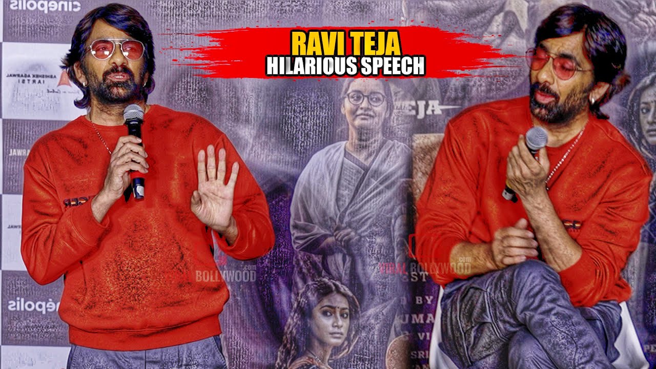 Ravi Teja FULL SPEECH (Hindi) at Grand Trailer Launch of TIGER Nageshwara Rao