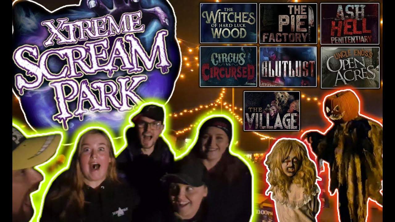 Walsall Scaremaze Crew Visit Xtreme Scream