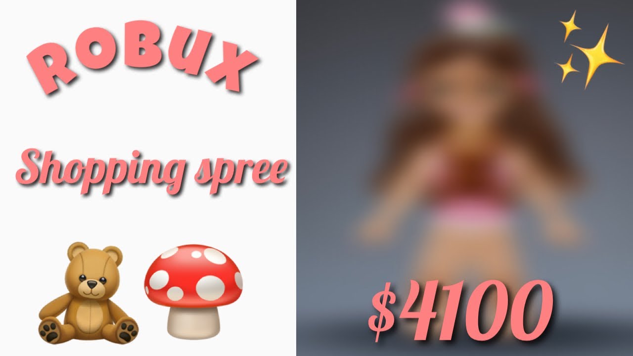 Robux shopping spree! 🍄✨ *again LOL*