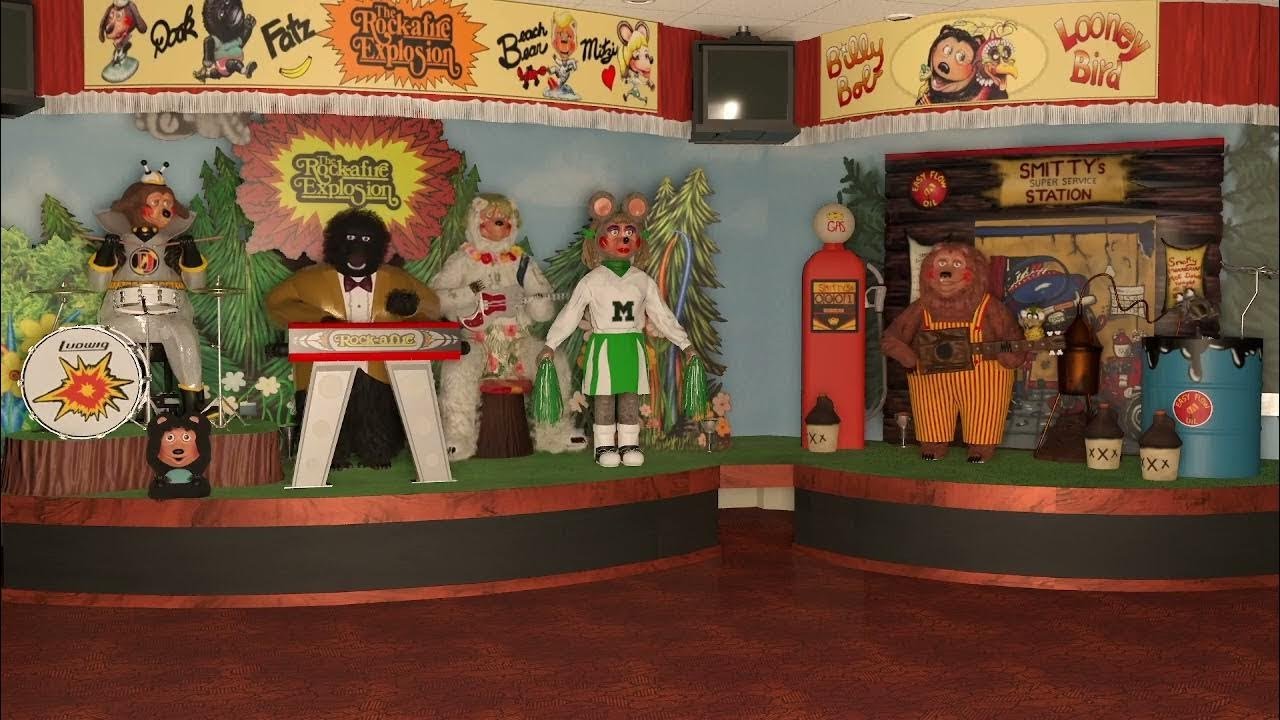 Showbiz pizza. birthday medley Rock afire explosion Retromation