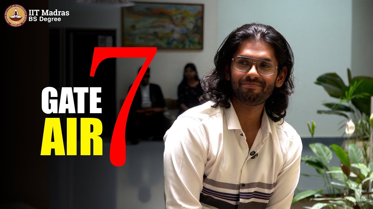 Meet the IIT Madras BS Topper & GATE AIR 7 (DA) | Vivek Sivaramakrishnan