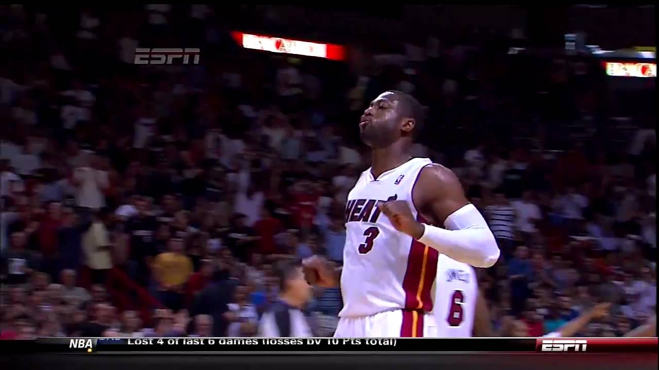 BEST QUALITY **** Dwayne Wade Beast Dunk on Kendrick Perkins HD