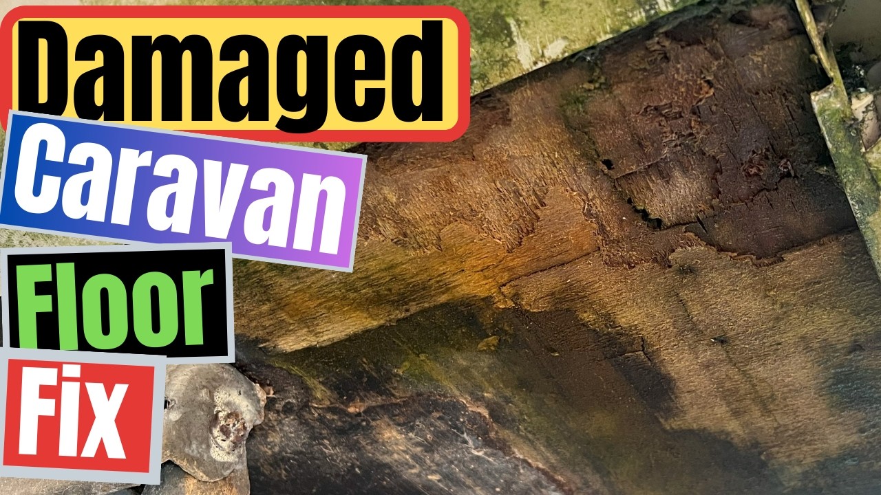 Caravan rotted floor fix