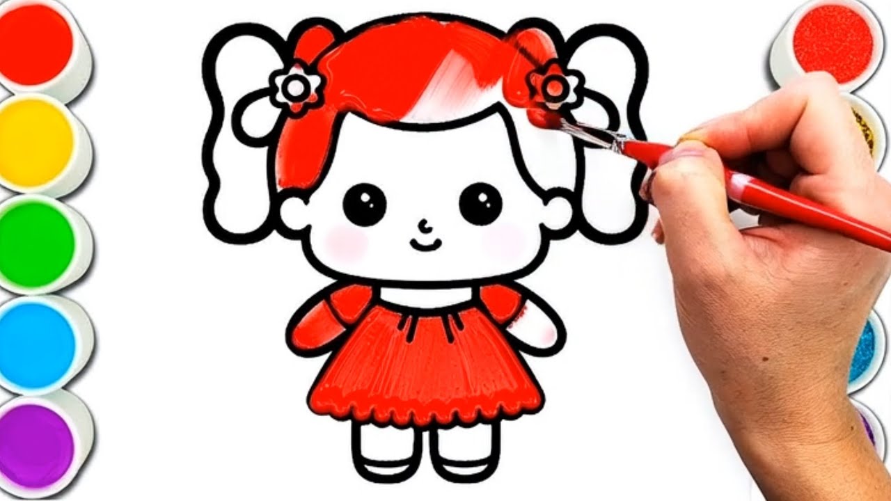 Learn alphabet A to Z with words colouring for kids nursery rhymes 