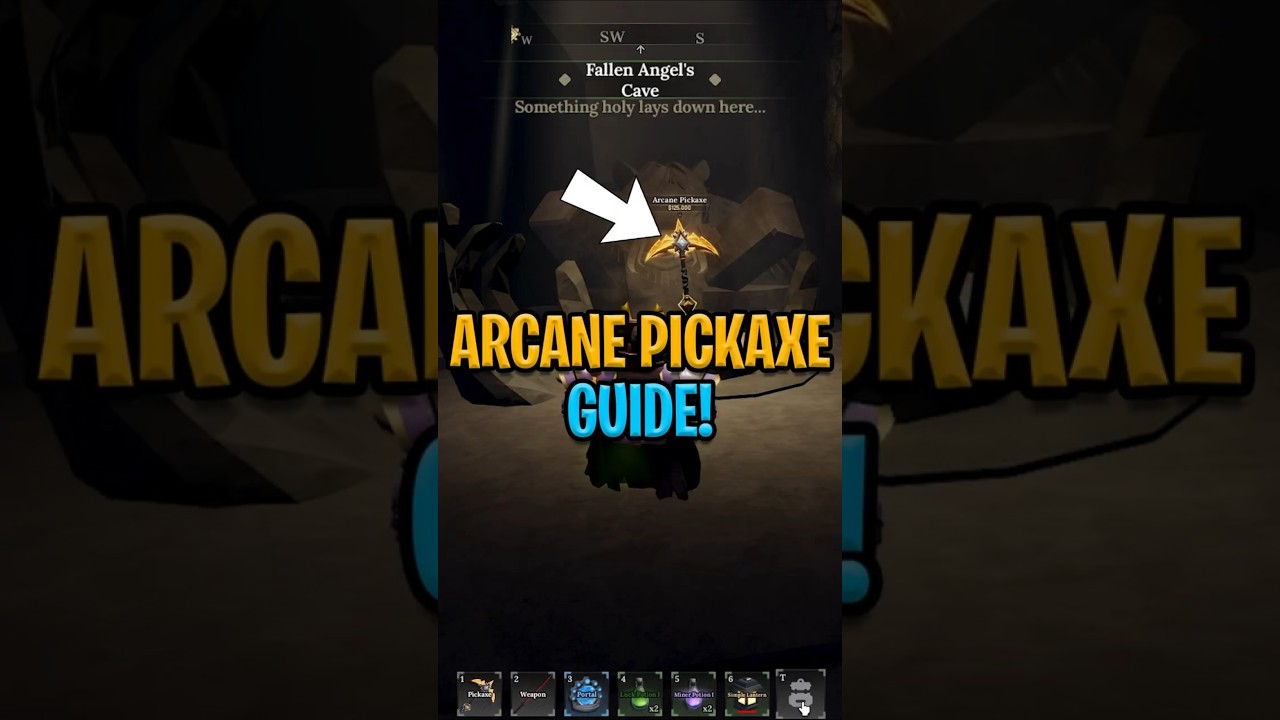 How to get the Arcane Pickaxe in The FORGE!