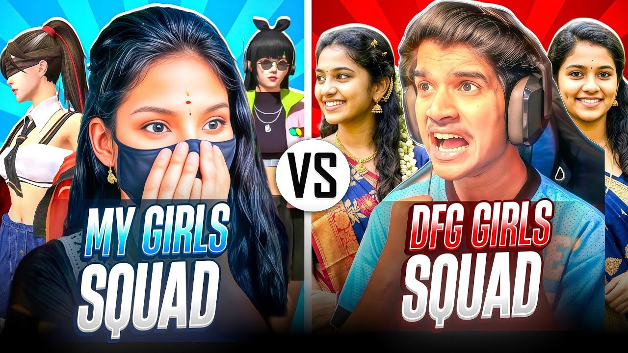MA Girls Squad vs DFG Squad Custom Room Match ⚡ Who Wins?😱😱😱