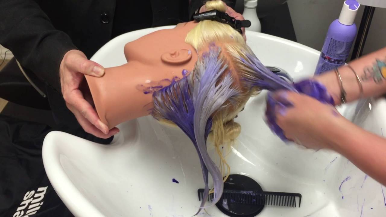 milk shake Silver Shine 3. Shampoo Demonstration