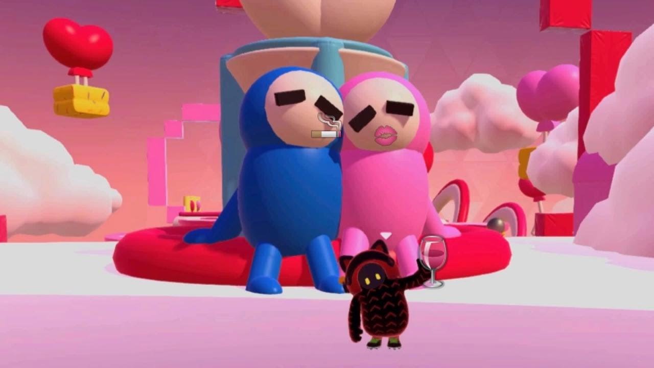 Love At First Woo in Unexplored Adventures on Fall Guys