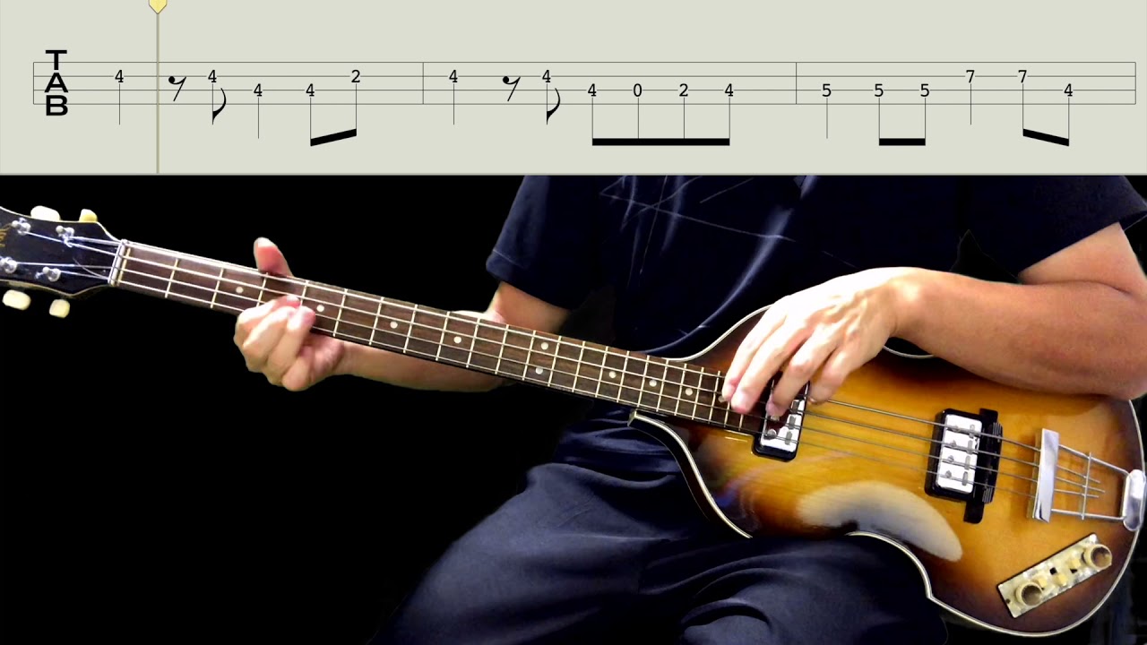 Bass TAB : Please Mister Postman - The Beatles