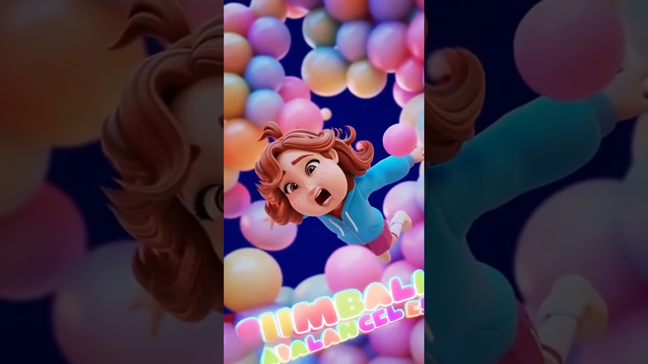 ML077 | Giant Gumball Avalanche! 🍬💥😂 | Funny 3D Pixar-Style Animation
