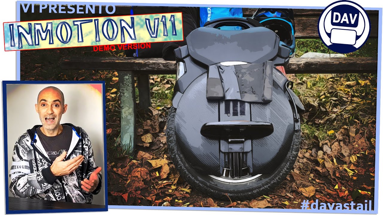 Il primo Monowheel ammortizzato al mondo: Inmotion V11 (demo version)