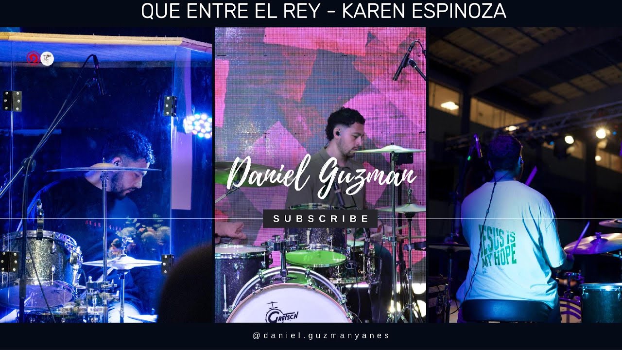 Que entre el Rey Karen Espinoza - Drum Cover