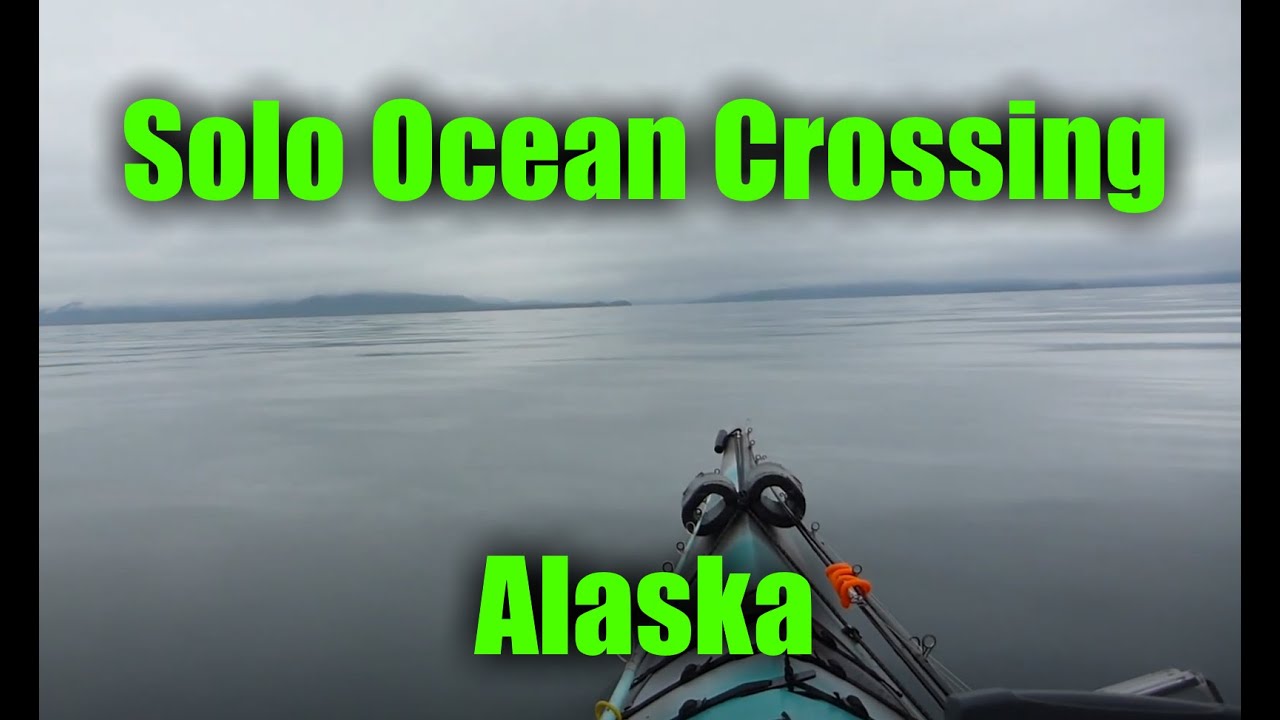 Kayaking across the Clarence Straight alone Alaska Prince of Wales Island