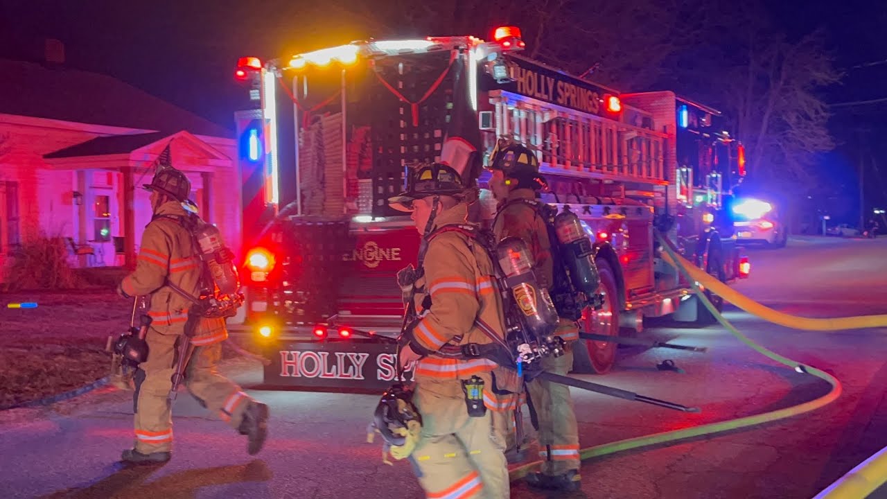 **EARLY ARRIVAL** Holly Springs Residential Structure Fire 1-16-26 