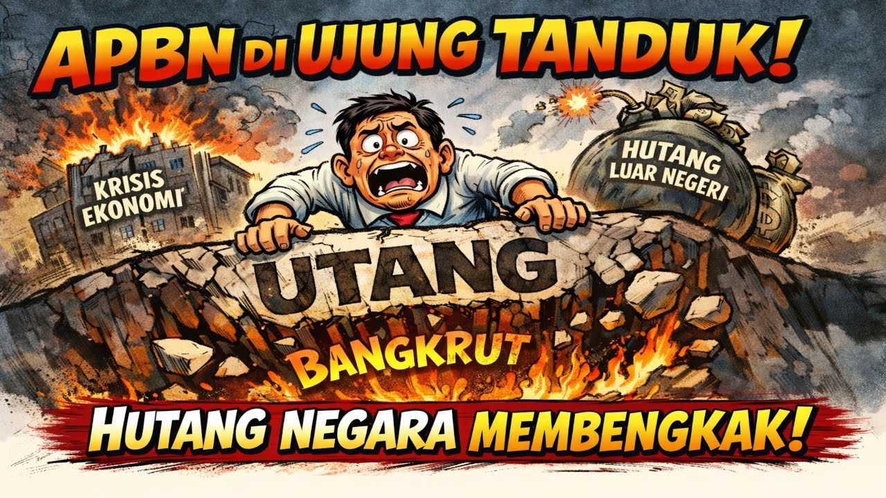 🚨Alarm Bahaya Ekonomi Indonesia: Utang Negara Makin Berat‼️