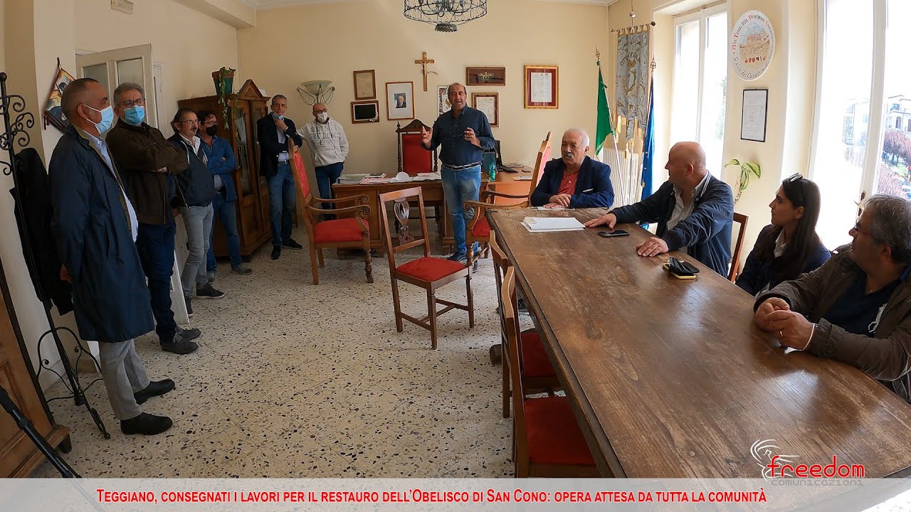 Teggiano, al via il restauro dell’Obelisco di San Cono: opera attesa da tutta la comunità