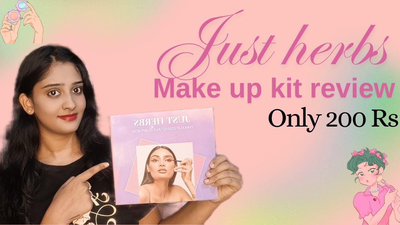Just herbs makeup kit review only 200Rs //#Kannada vlog