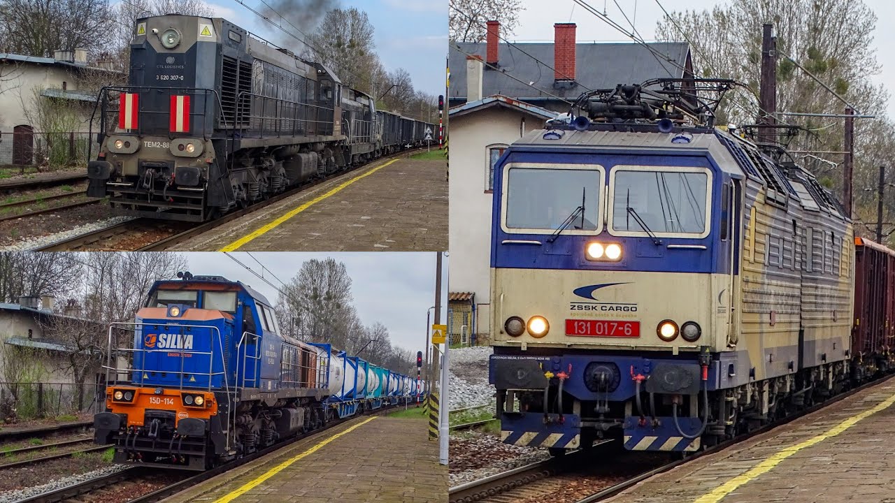 Škoda 58E ZSSK Cargo, 15D-114 Silva Logistic System, duet CTL Logistics i inni | 12.04.2025
