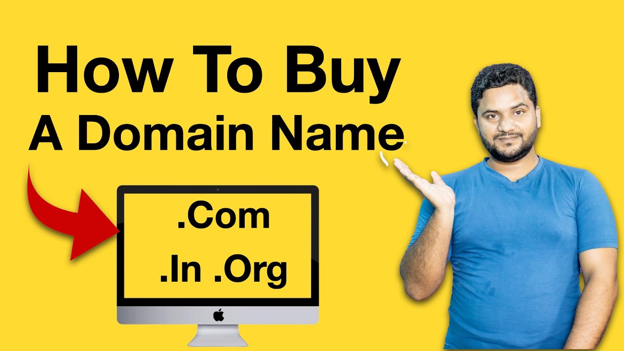 How to buy a domain name for your website?