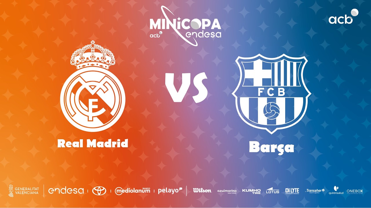 🔴 DIRECTO SEMIFINAL 1: Real Madrid - Barça | Minicopa Endesa Valencia 2026