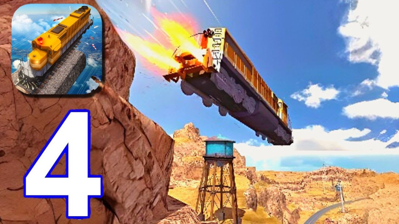 Train Ramp Jumping - Gameplay Walkthrough, All levels 15-20 (iOS, Android) | Boombits Games