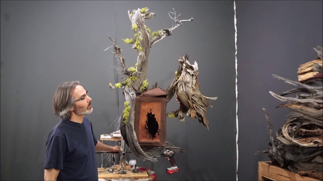 WALDRON 3D WORKSHOP | GREAT HORNED OWL AND BIRD HOUSE SCULPTURE PROCESS (2)