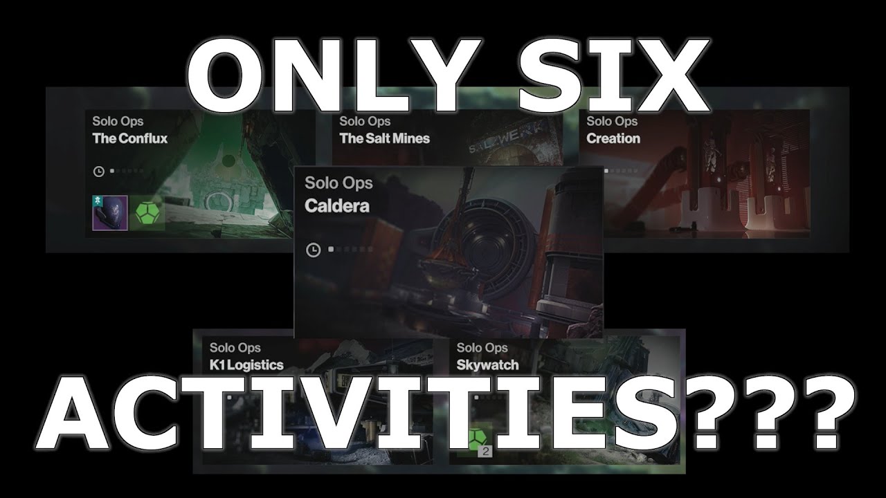 Why Are All the Solo Ops so TEDIOUS?