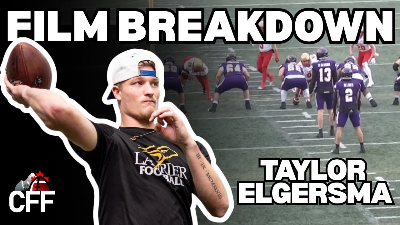 PRO QB TAYLOR ELGERSMA BREAKS DOWN HIS 2024 USPORTS FILM | FILM BREAKDOWN EPISODE #1 