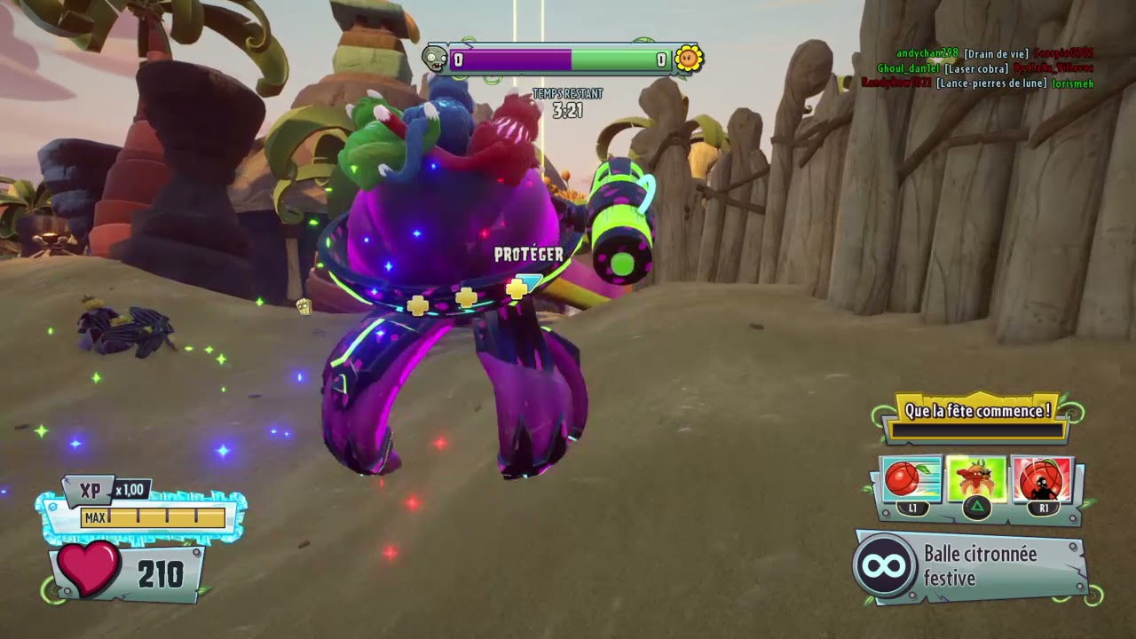 PVZ GW2 Party Citron (Turf Takeover, Seeds Of Time, No commentary)