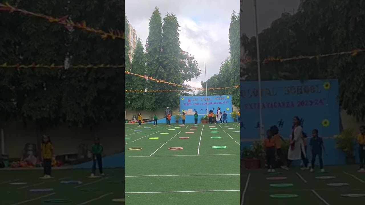 Hoola hoop running race at annual sports day circle ⭕⭕ #hulahoop #runninggames #sportsday #hoolahoop