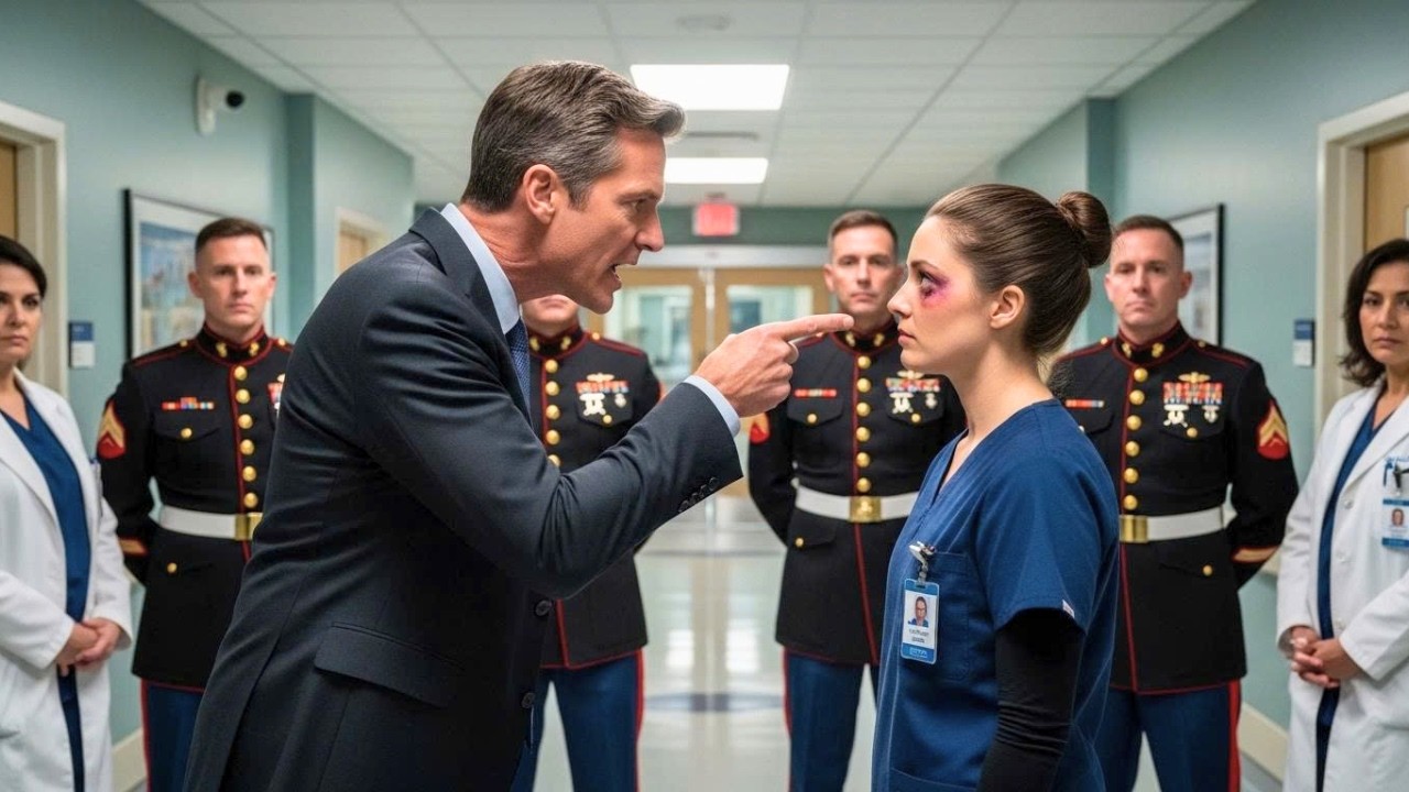 The CEO Thought She Was Just a “Quiet Nurse” — Until 3 Marine Generals Showed Up