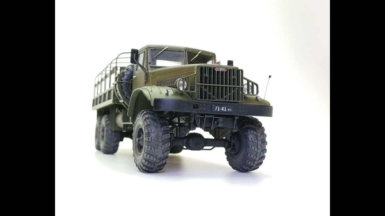 КрАЗ-255Б в масштабе 1:35. РОДЕН. KRAZ-255B in scale 1:35. RODEN
