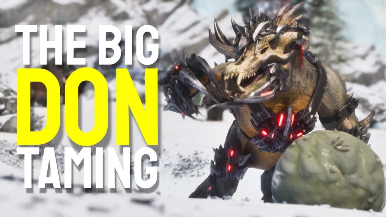 Лучший способ приручить ОССИДОНА в ARK?!