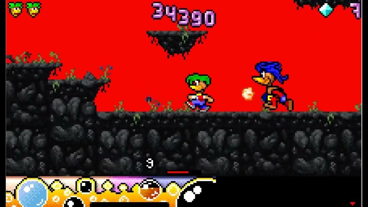 Bubble Boost Java Game Boss Fight and Ending