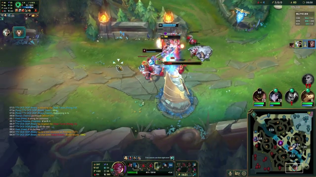 Riven Vs Shen Hard Carry