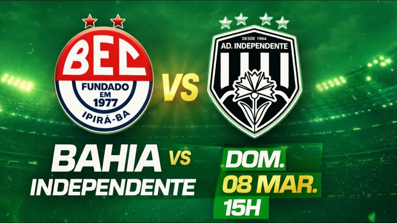 Bahia x Independente, Campeonato Ipiraense 2026 #futebol #bahia  #futebolaovivocomimagens