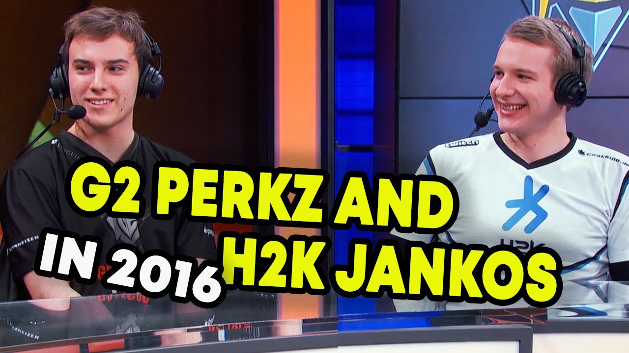 Young Jankos and Perkz roasting each other for 4 minutes straight