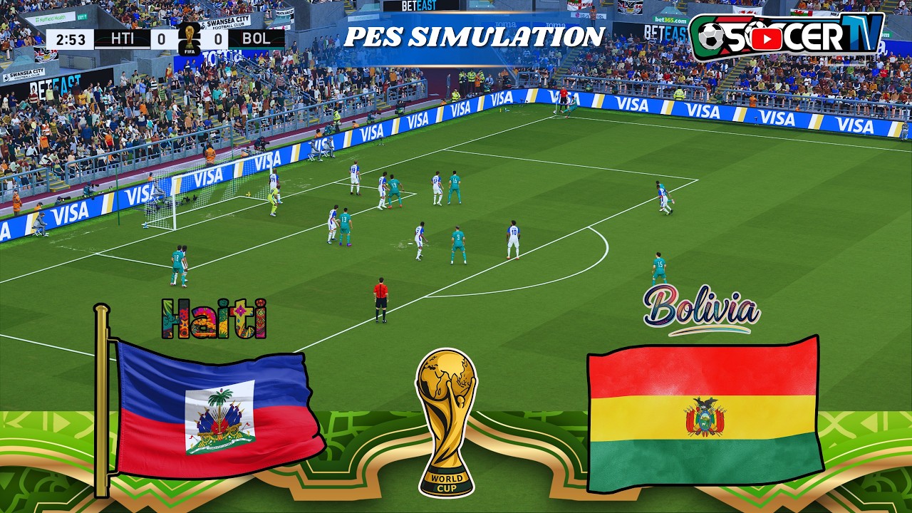 Гаити против Боливии | Режим «Что если» на ЧМ-2026 | Симуляция игрового процесса в PES (PC)