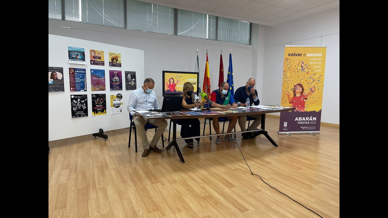 El Ayuntamiento de Abarán presenta unas fiestas ‘Para volver a sonreír, disfrutar, soñar, salir...'