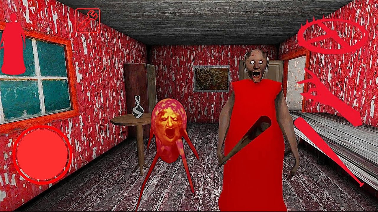 Granny Game Horror Escape Gameplay | Playing As Red Granny Mod #granny 