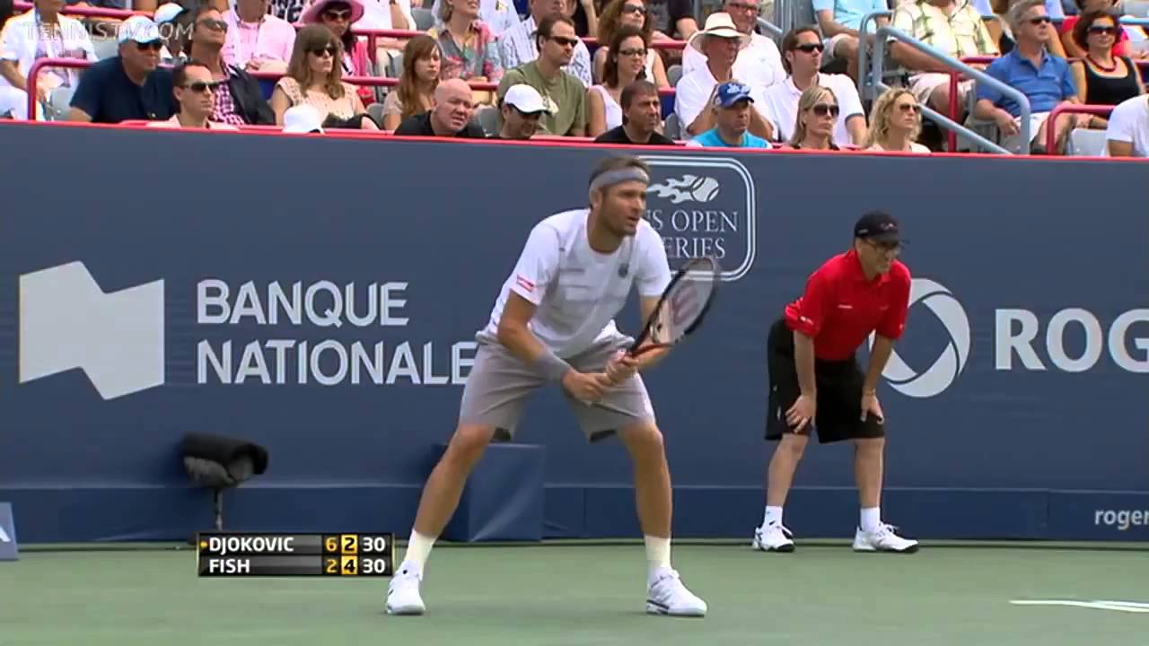 Novak Djokovic v Mardy Fish Rogers Cup 2011 Final