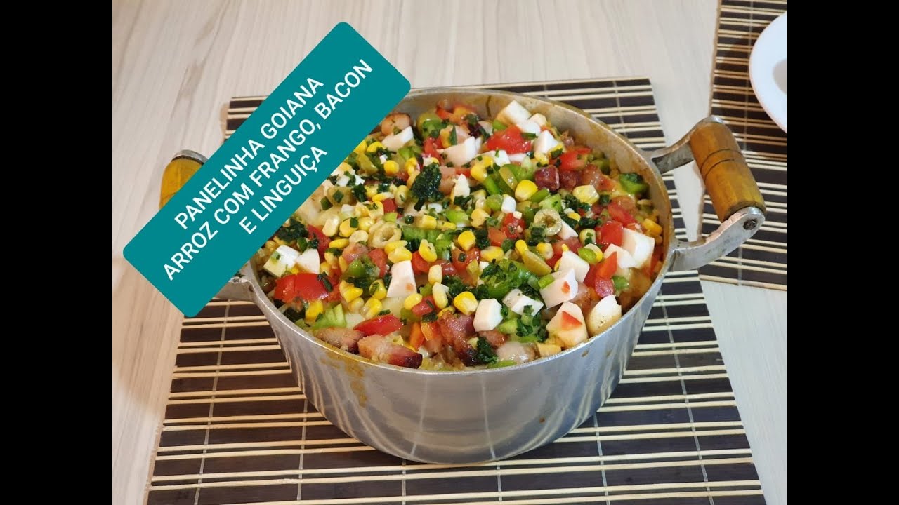 PANELINHA GOIANA / ARROZ MAIS GOSTOSO DO MUNDO COM FRANGO, LINGUIÇA E BACON /UM PROFESSOR NA COZINHA