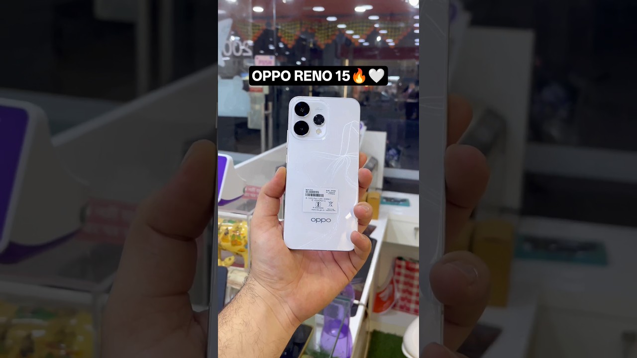 OPPO RENO 15 GLACIER WHITE #opporeno15