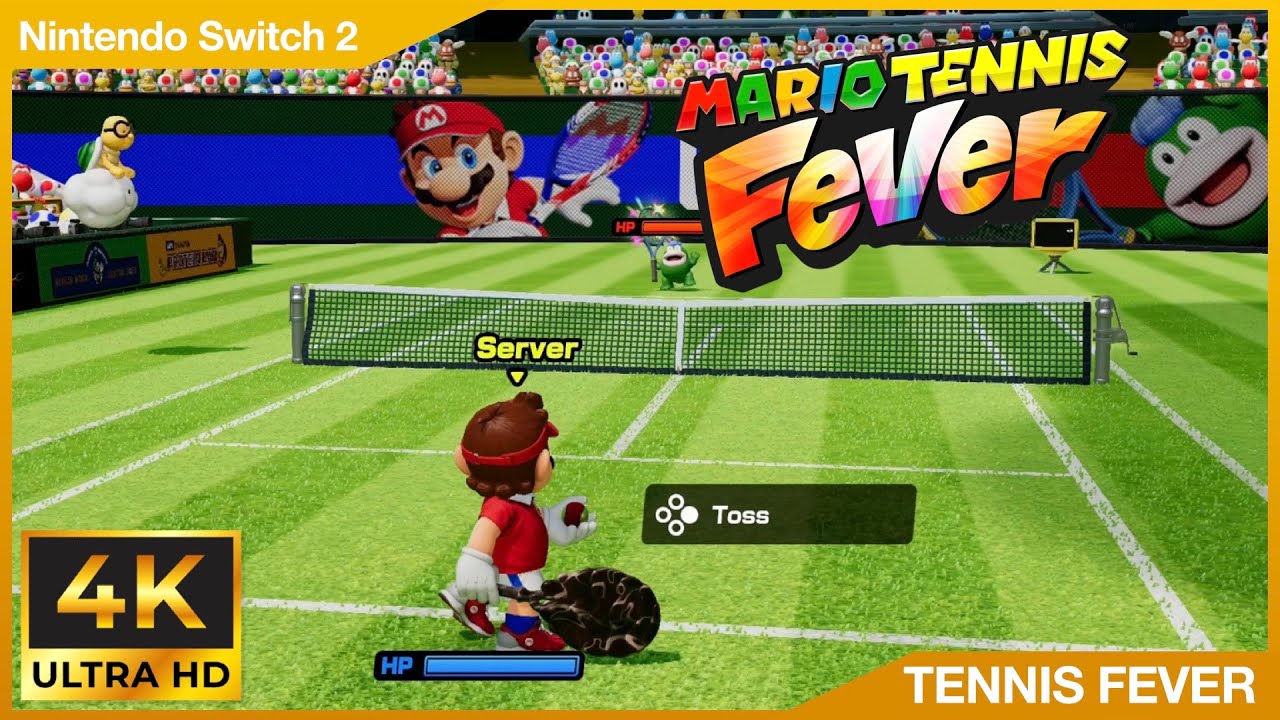 Mario Tennis Fever - Gameplay Walkthrough Part 1 - 4K - RianeTube4K
