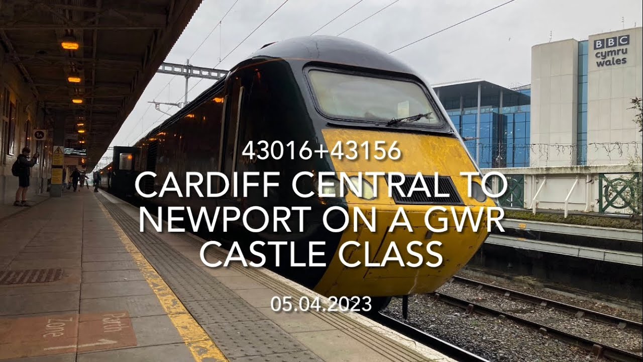 Cardiff Central to Newport on a GWR Castle Class (05.04.2023)