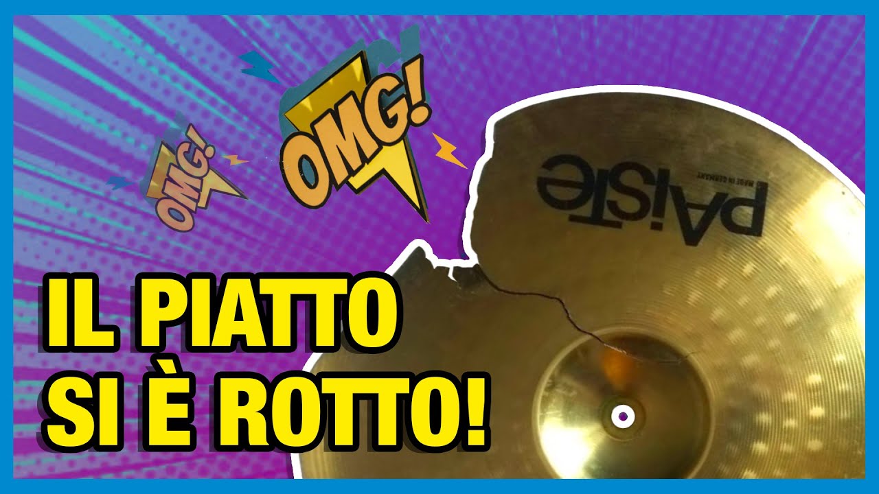 COME RIPARARE UN PIATTO DELLA BATTERIA - tutorial