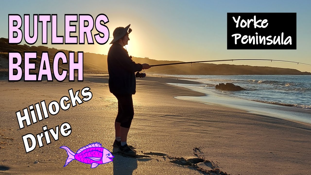 Australian Salmon fishing and Mullet fishing on Butlers Beach, Hillocks Drive